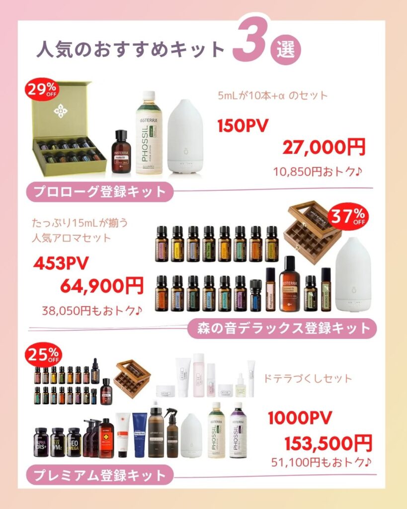 ドテラ新規登録キャンペーン(登録を検討している方へ)
