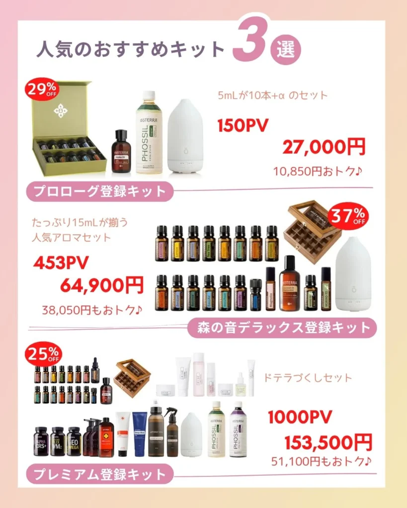 ドテラ新規登録キャンペーン(登録を検討している方へ)